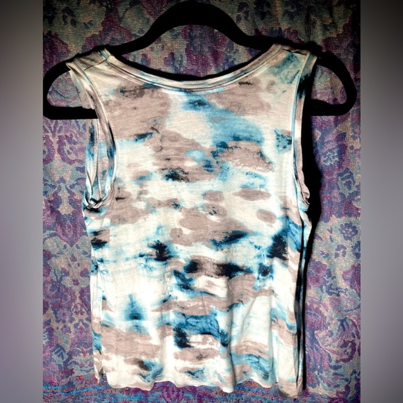 Simply Vera Vera Wang Tie Dye Tank Top Size PM Petite Medium - Picture 4 of 8